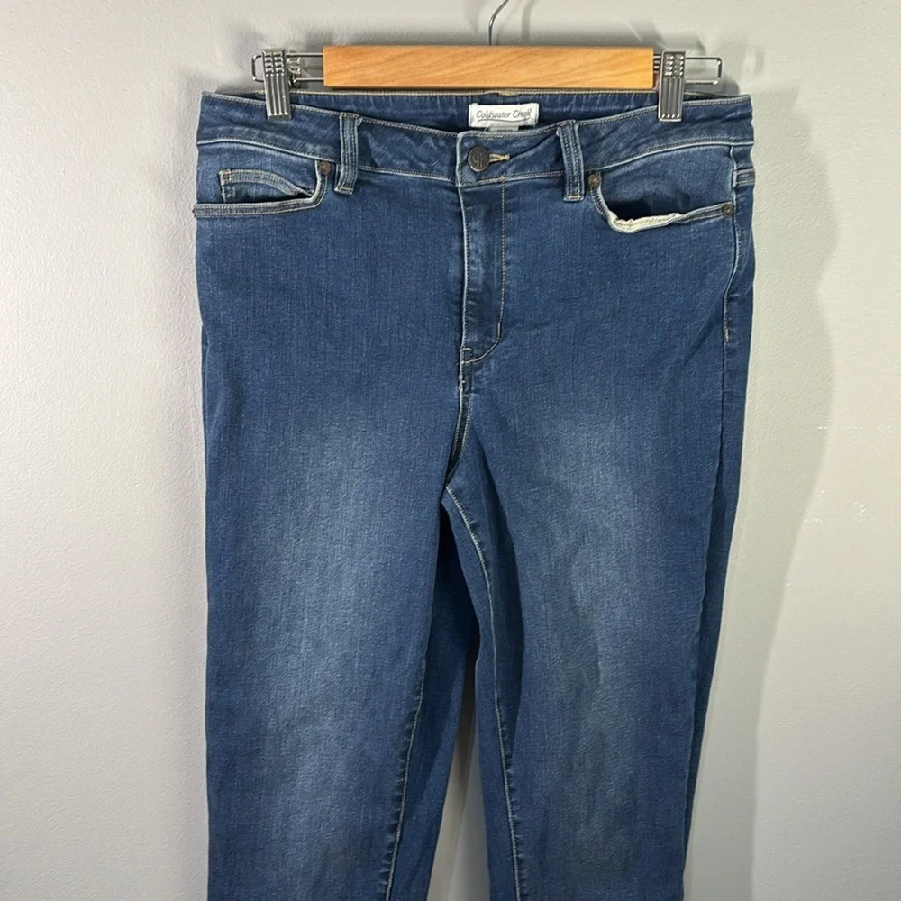 Coldwater‎ Creek jeans women’s size 8 Blue Skinny Jeans